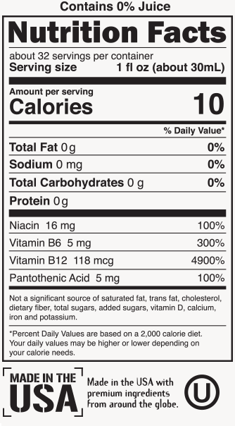 Classic Nutrition Label
