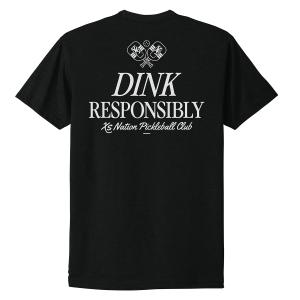 XS Dink Responsibly Tee - Black