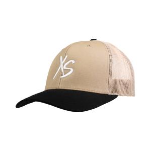 XS Classic Trucker Hat - Khaki/Black