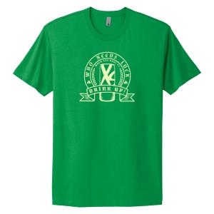XS Who Needs Luck Tee - Kelly Green